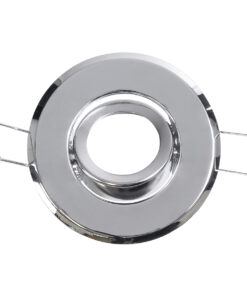 GloboStar® DELTA 77803 Χωνευτό Κινούμενο Στρόγγυλο Σποτ Οροφής για Λάμπα MR11 με Βάση GU5.3 ή GU10 – IP20 – Μεταλλικό – Φ70 x Υ21mm – Χρώμιο Νίκελ – 5 Χρόνια Εγγύηση