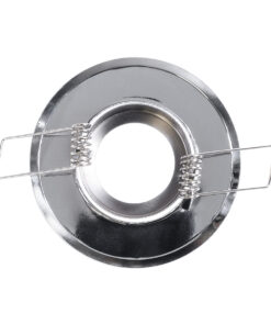 GloboStar® DELTA 77803 Χωνευτό Κινούμενο Στρόγγυλο Σποτ Οροφής για Λάμπα MR11 με Βάση GU5.3 ή GU10 – IP20 – Μεταλλικό – Φ70 x Υ21mm – Χρώμιο Νίκελ – 5 Χρόνια Εγγύηση