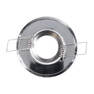 GloboStar® DELTA 77803 Χωνευτό Κινούμενο Στρόγγυλο Σποτ Οροφής για Λάμπα MR11 με Βάση GU5.3 ή GU10 – IP20 – Μεταλλικό – Φ70 x Υ21mm – Χρώμιο Νίκελ – 5 Χρόνια Εγγύηση