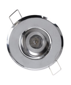 GloboStar® DELTA 77803 Χωνευτό Κινούμενο Στρόγγυλο Σποτ Οροφής για Λάμπα MR11 με Βάση GU5.3 ή GU10 – IP20 – Μεταλλικό – Φ70 x Υ21mm – Χρώμιο Νίκελ – 5 Χρόνια Εγγύηση