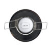 GloboStar® DELTA 77805 Χωνευτό Κινούμενο Στρόγγυλο Σποτ Οροφής για Λάμπα MR11 με Βάση GU5.3 ή GU10 – IP20 – Μεταλλικό – Φ70 x Υ21mm – Χάλκινο – 5 Χρόνια Εγγύηση