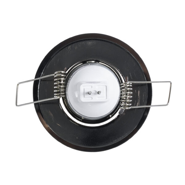 GloboStar® DELTA 77805 Χωνευτό Κινούμενο Στρόγγυλο Σποτ Οροφής για Λάμπα MR11 με Βάση GU5.3 ή GU10 – IP20 – Μεταλλικό – Φ70 x Υ21mm – Χάλκινο – 5 Χρόνια Εγγύηση