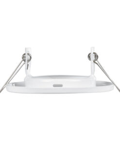 GloboStar® DELTA 77807 Χωνευτό Στρόγγυλο Σποτ Οροφής για Λάμπα MR16 με Βάση GU5.3 ή GU10 – IP20 – Μεταλλικό – Φ83 x Υ31mm – Λευκό – 5 Χρόνια Εγγύηση