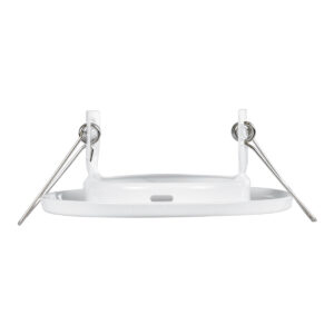 GloboStar® DELTA 77807 Χωνευτό Στρόγγυλο Σποτ Οροφής για Λάμπα MR16 με Βάση GU5.3 ή GU10 – IP20 – Μεταλλικό – Φ83 x Υ31mm – Λευκό – 5 Χρόνια Εγγύηση