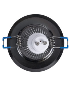 GloboStar® DELTA 77812 Χωνευτό Στρόγγυλο Σποτ Οροφής για Λάμπα MR16 με Βάση GU5.3 ή GU10 – IP20 – Μεταλλικό – Φ83 x Υ31mm – Χάλκινο – 5 Χρόνια Εγγύηση