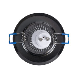 GloboStar® DELTA 77812 Χωνευτό Στρόγγυλο Σποτ Οροφής για Λάμπα MR16 με Βάση GU5.3 ή GU10 – IP20 – Μεταλλικό – Φ83 x Υ31mm – Χάλκινο – 5 Χρόνια Εγγύηση