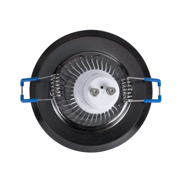 GloboStar® DELTA 77812 Χωνευτό Στρόγγυλο Σποτ Οροφής για Λάμπα MR16 με Βάση GU5.3 ή GU10 – IP20 – Μεταλλικό – Φ83 x Υ31mm – Χάλκινο – 5 Χρόνια Εγγύηση
