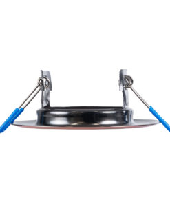 GloboStar® DELTA 77812 Χωνευτό Στρόγγυλο Σποτ Οροφής για Λάμπα MR16 με Βάση GU5.3 ή GU10 – IP20 – Μεταλλικό – Φ83 x Υ31mm – Χάλκινο – 5 Χρόνια Εγγύηση