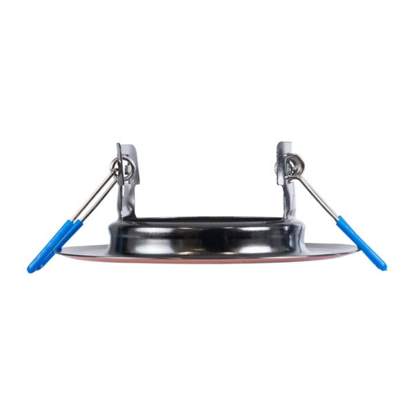 GloboStar® DELTA 77812 Χωνευτό Στρόγγυλο Σποτ Οροφής για Λάμπα MR16 με Βάση GU5.3 ή GU10 – IP20 – Μεταλλικό – Φ83 x Υ31mm – Χάλκινο – 5 Χρόνια Εγγύηση