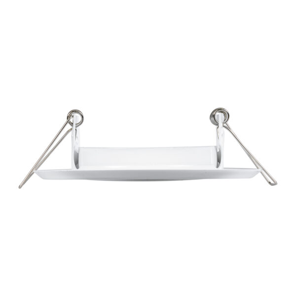 GloboStar® DELTA 77814 Χωνευτό Κινούμενο Στρόγγυλο Σποτ Οροφής για Λάμπα MR16 με Βάση GU5.3 ή GU10 – IP20 – Μεταλλικό – Φ92 x Υ28mm – Λευκό – 5 Χρόνια Εγγύηση