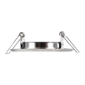 GloboStar® DELTA 77816 Χωνευτό Κινούμενο Στρόγγυλο Σποτ Οροφής για Λάμπα MR16 με Βάση GU5.3 ή GU10 – IP20 – Μεταλλικό – Φ92 x Υ28mm – Νίκελ Ματ – 5 Χρόνια Εγγύηση