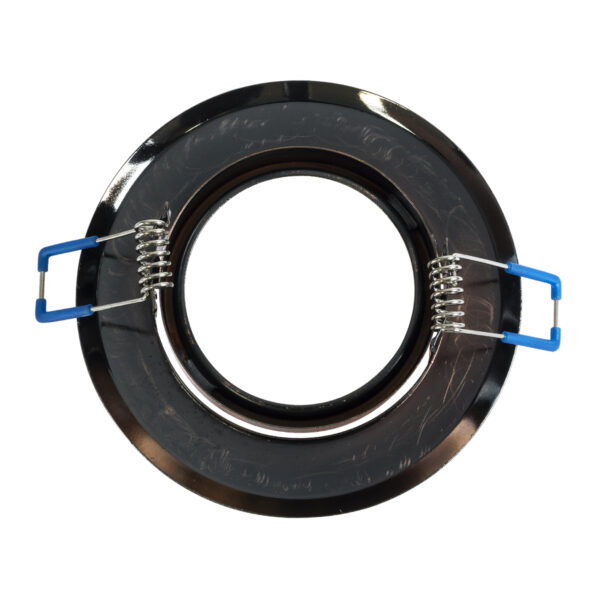 GloboStar® DELTA 77819 Χωνευτό Κινούμενο Στρόγγυλο Σποτ Οροφής για Λάμπα MR16 με Βάση GU5.3 ή GU10 – IP20 – Μεταλλικό – Φ92 x Υ28mm – Χάλκινο – 5 Χρόνια Εγγύηση