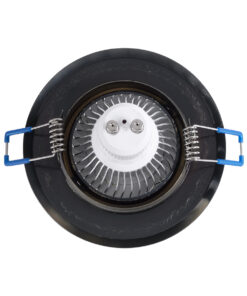 GloboStar® DELTA 77820 Χωνευτό Κινούμενο Στρόγγυλο Σποτ Οροφής για Λάμπα MR16 με Βάση GU5.3 ή GU10 – IP20 – Μεταλλικό – Φ92 x Υ28mm – Μπρούτζινο – 5 Χρόνια Εγγύηση