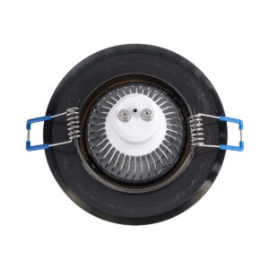 GloboStar® DELTA 77820 Χωνευτό Κινούμενο Στρόγγυλο Σποτ Οροφής για Λάμπα MR16 με Βάση GU5.3 ή GU10 – IP20 – Μεταλλικό – Φ92 x Υ28mm – Μπρούτζινο – 5 Χρόνια Εγγύηση