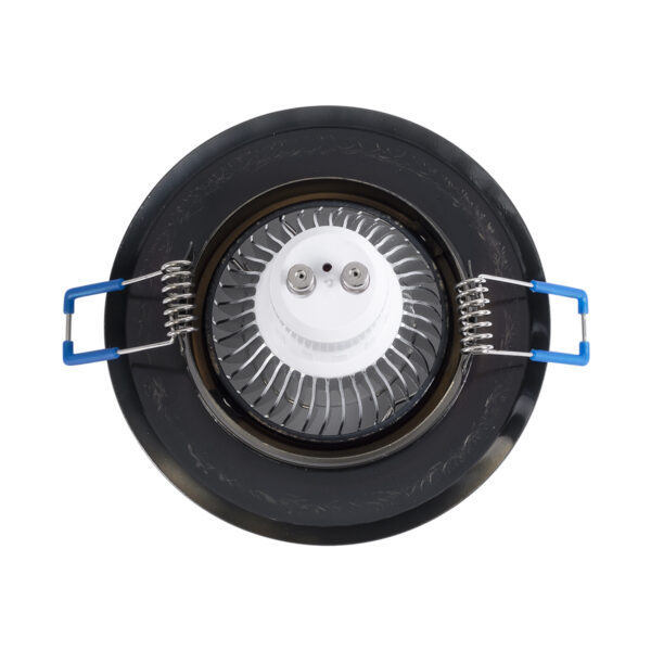 GloboStar® DELTA 77820 Χωνευτό Κινούμενο Στρόγγυλο Σποτ Οροφής για Λάμπα MR16 με Βάση GU5.3 ή GU10 – IP20 – Μεταλλικό – Φ92 x Υ28mm – Μπρούτζινο – 5 Χρόνια Εγγύηση