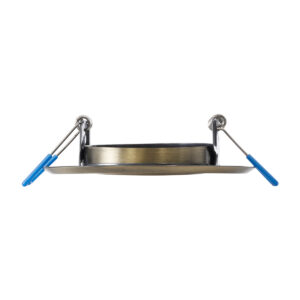 GloboStar® DELTA 77820 Χωνευτό Κινούμενο Στρόγγυλο Σποτ Οροφής για Λάμπα MR16 με Βάση GU5.3 ή GU10 – IP20 – Μεταλλικό – Φ92 x Υ28mm – Μπρούτζινο – 5 Χρόνια Εγγύηση