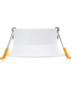 GloboStar® ALPHA 77830 Χωνευτό Κινούμενο Στρόγγυλο Σποτ Οροφής για Λάμπα MR16/GU10 – IP20 – Χυτό Αλουμίνιο – Φ9.4 x Υ4.2cm – Λευκό – 5 Χρόνια Εγγύηση