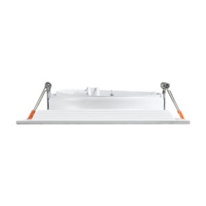GloboStar® VITA 77852 Χωνευτό Κινούμενο Τετράγωνο Σποτ Οροφής για Λάμπα AR111 – IP20 – Χυτό Αλουμίνιο – Μ18 x Π18 x Υ4.5cm – Λευκό – 5 Χρόνια Εγγύηση