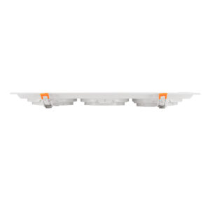 GloboStar® VITA 77856 Χωνευτό Κινούμενο Τριπλο Τετράγωνο Σποτ Οροφής για Λάμπα AR111 – IP20 – Χυτό Αλουμίνιο – M48.7 x Π18.7 x Y5.5cm – Λευκό – 5 Χρόνια Εγγύηση