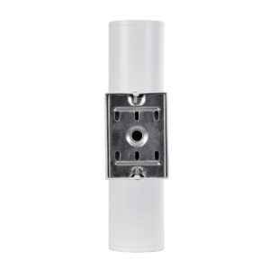 GloboStar® WALLY 77871 Φωτιστικό Τοίχου – Απλίκα Αρχιτεκτονικού Φωτισμού Εσωτερικού/Εξωτερικού Χώρου Up & Down Δίφωτο 2 x GU10 AC220-240V Αδιάβροχο IP65 – Σώμα Αλουμινίου & Tempered Glass – Μ6.4 x Π11 x Υ25cm – Λευκό – 5 Years Warranty