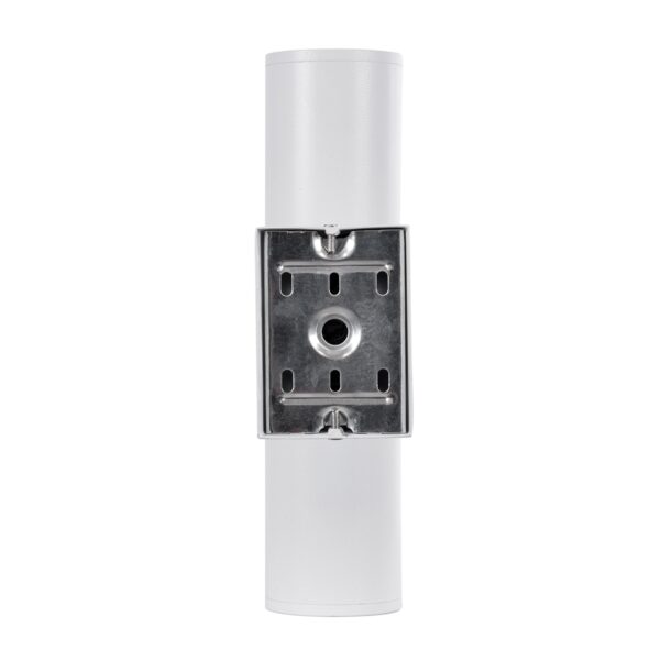 GloboStar® WALLY 77871 Φωτιστικό Τοίχου – Απλίκα Αρχιτεκτονικού Φωτισμού Εσωτερικού/Εξωτερικού Χώρου Up & Down Δίφωτο 2 x GU10 AC220-240V Αδιάβροχο IP65 – Σώμα Αλουμινίου & Tempered Glass – Μ6.4 x Π11 x Υ25cm – Λευκό – 5 Years Warranty
