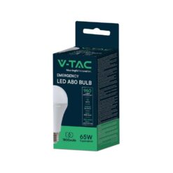 LED Λάμπα E27 12W Έκτακτης Ανάγκης 3 Ωρών V-TAC με Ενσωματωμένη Μπαταρία Φυσικό Λευκό 4000K – 7794