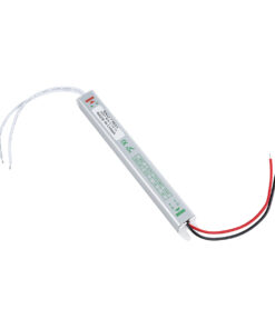 GloboStar® 73031 Μεταλλικό Τροφοδοτικό PELV Ultra Slim για Προϊόντα LED 18W 1.5A – AC 220-240V σε DC 12V – IP20 Μ1.8 x Π1.8 x Υ17.5cm – 3 Χρόνια Εγγύηση