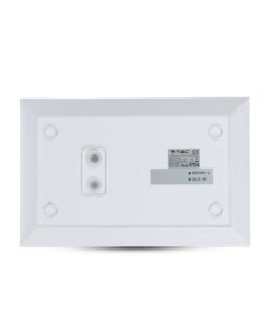 LED Φωτιστικό Τοίχου με Αυτοκόλλητα Αριθμούς- Γράμματα & Αισθητήρα Νύχτας-Μέρας 10W V-TAC PRO Samsung Chip IP54 800lm Θερμό Λευκό 3000K – 780