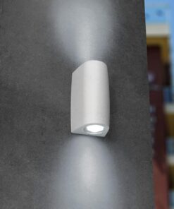 FUMAGALLI MARTA  90 2L ΑΠΛΙΚΑ ΤΟΙΧΟΥ UP & DOWN ΛΕΥΚΗ GU10 2×3,5W 170x92mm EUROLAMP – 145-26271