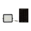 LED ηλιακός προβολέας 6W ψυχρό λευκό 6400K με μαύρο σώμα και χειριστήριο V-TAC – 7821