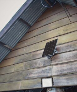 LED ηλιακός προβολέας 10W ψυχρό λευκό 6400K με μαύρο σώμα και χειριστήριο V-TAC – 7823