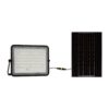 LED ηλιακός προβολέας 15W ψυχρό λευκό 6400K με μαύρο σώμα και χειριστήριο V-TAC – 7825