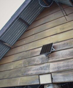 LED ηλιακός προβολέας 15W φυσικό λευκό 4000K με μαύρο σώμα και χειριστήριο V-TAC – 7826