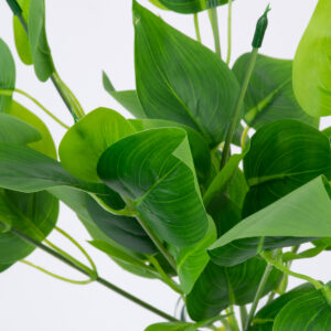 GloboStar® WATER PLANTAIN 78284 Τεχνητό Φυτό Άλισμα – Μπουκέτο Διακοσμητικών Φυτών – Κλαδιών με Φύλλωμα Πράσινο Υ30cm