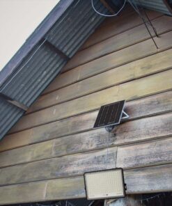 LED ηλιακός προβολέας 30W ψυχρό λευκό 6400K με μαύρο σώμα και χειριστήριο V-TAC – 7829