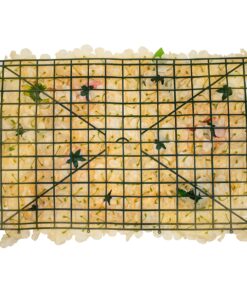 GloboStar® 78308 Συνθετικό Πάνελ Φυλλωσιάς – Κάθετος Κήπος Τριαντάφυλλο – Ορτανσία – Παιώνια Μ60 x Υ40 x Π7cm