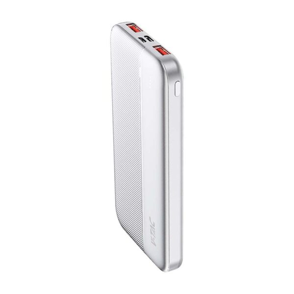 Power Bank 10000mAh και 2 Θύρες Type-C/Micro USB και 2 Θύρες USB Λευκό V-TAC - 7832