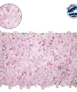 GloboStar® 78320 Συνθετικό Πάνελ Φυλλωσιάς – Κάθετος Κήπος Ορτανσία Λιλά Μ60 x Υ40 x Π5cm