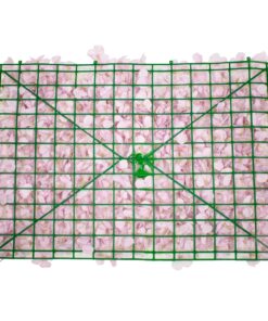 GloboStar® 78320 Συνθετικό Πάνελ Φυλλωσιάς – Κάθετος Κήπος Ορτανσία Λιλά Μ60 x Υ40 x Π5cm