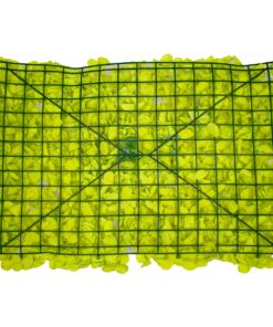 GloboStar® 78324 Συνθετικό Πάνελ Φυλλωσιάς – Κάθετος Κήπος Άγρια Ορτανσία Λαχανί Μ60 x Υ40 x Π5cm