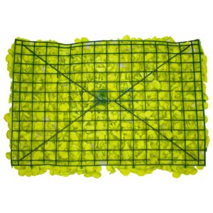 GloboStar® 78324 Συνθετικό Πάνελ Φυλλωσιάς – Κάθετος Κήπος Άγρια Ορτανσία Λαχανί Μ60 x Υ40 x Π5cm