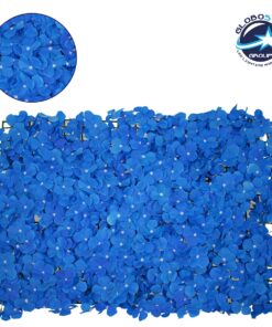 GloboStar® 78328 Συνθετικό Πάνελ Φυλλωσιάς – Κάθετος Κήπος Ορτανσία Μπλε Μ60 x Υ40 x Π5cm