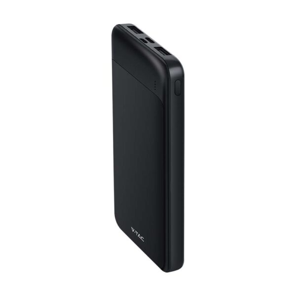 Power Bank με Fast Charging 10000mAh Μαύρο V-TAC με 2 USB - 7833