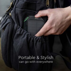Ηλιακό Power Bank με Ασύρματη Φόρτιση 30000mAh  Μαύρο V-TAC – 7836