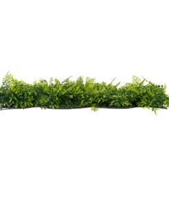 GloboStar® 78405 Συνθετικό Πάνελ Φυλλωσιάς – Κάθετος Κήπος Νάνος Φτέρη – Νάνος Κισσός – Δανάη Μ60 x Υ40 x Π8cm