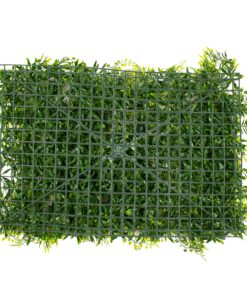 GloboStar® 78405 Συνθετικό Πάνελ Φυλλωσιάς – Κάθετος Κήπος Νάνος Φτέρη – Νάνος Κισσός – Δανάη Μ60 x Υ40 x Π8cm