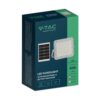 LED Ηλιακός Προβολέας 10W με Τηλεχειριστήριο V-TAC Λευκός IP65 800lm Ψυχρό Λευκό 6400K – 7841
