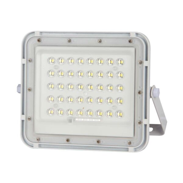 LED Ηλιακός Προβολέας 10W με Τηλεχειριστήριο V-TAC Λευκός IP65 800lm Ψυχρό Λευκό 6400K – 7841