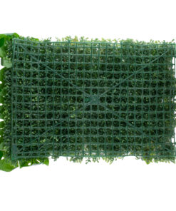 GloboStar® 78428 Artificial – Συνθετικό Τεχνητό Διακοσμητικό Πάνελ Φυλλωσιάς – Κάθετος Κήπος Πυξάρι – Φτέρη – Μονστέρα – Αμάραντος – Πράσινο Μ60 x Υ40 x Π8cm