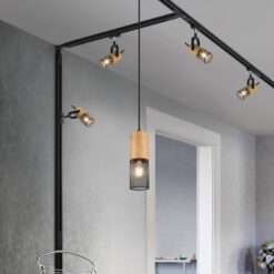 Φωτιστικό Spot Trio Lighting DUOLINE  1x E14 Μαύρο Ματ Μεταλλικό   – 78430132